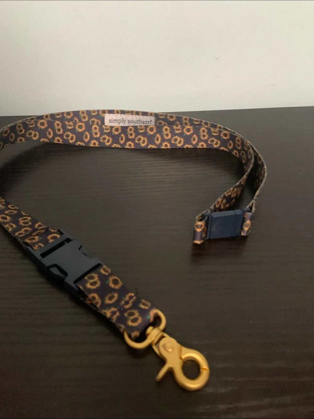 Simply Southern Sunflower Break Away Keychain Lanyard